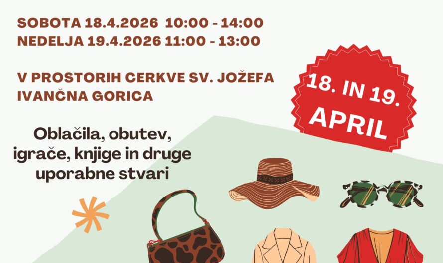 Vabljeni v izmenjevalnico oblačil in drugih stvari